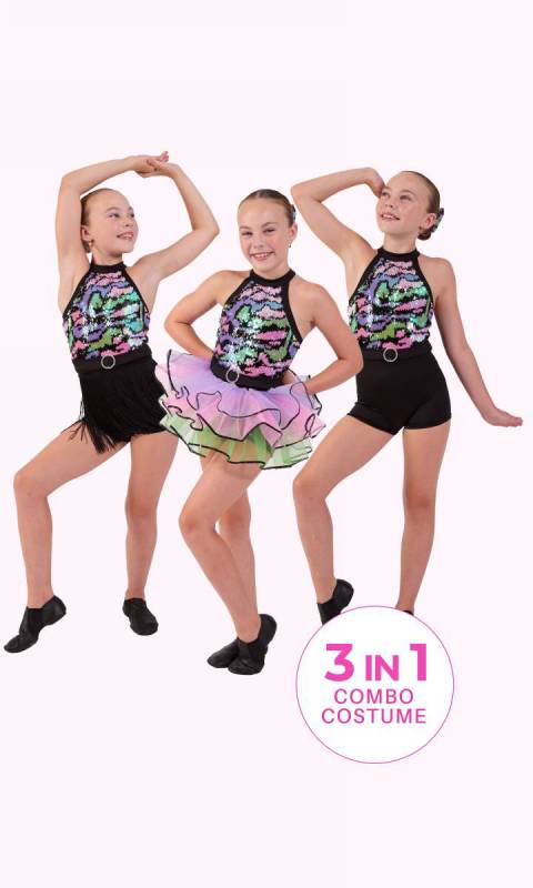 BRING THE BEAT - 3 in 1 Combo + Hair Bow Dance Costume