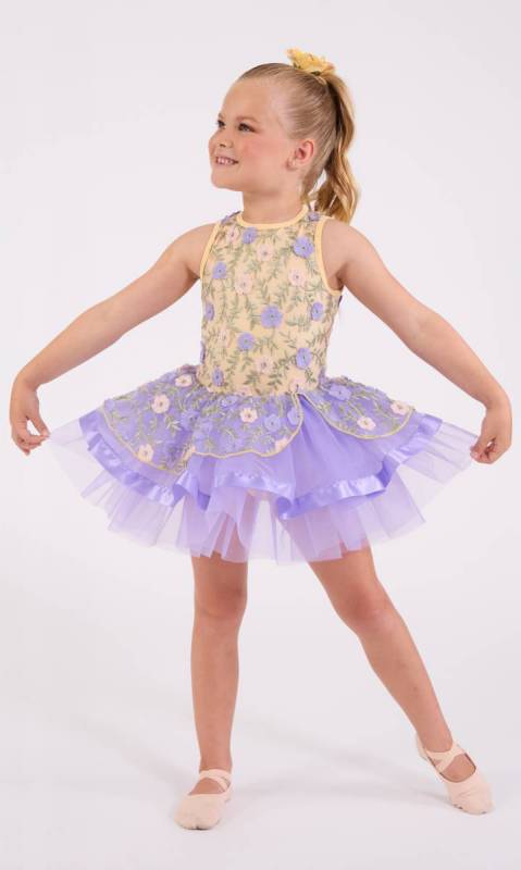 LAVENDER DREAM + Hair Accessory  Dance Costume