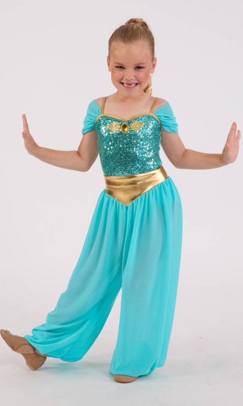 JASMINE - Arabian include gold Tiara Dance Costume