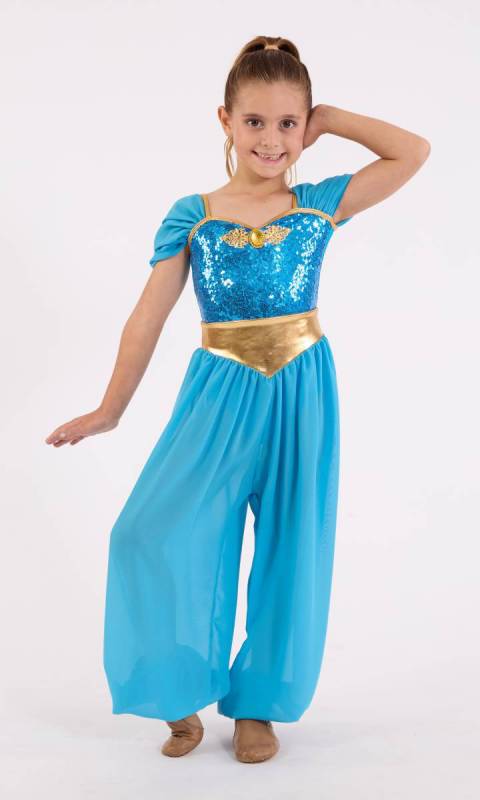JASMINE - Arabian include gold Tiara Dance Costume