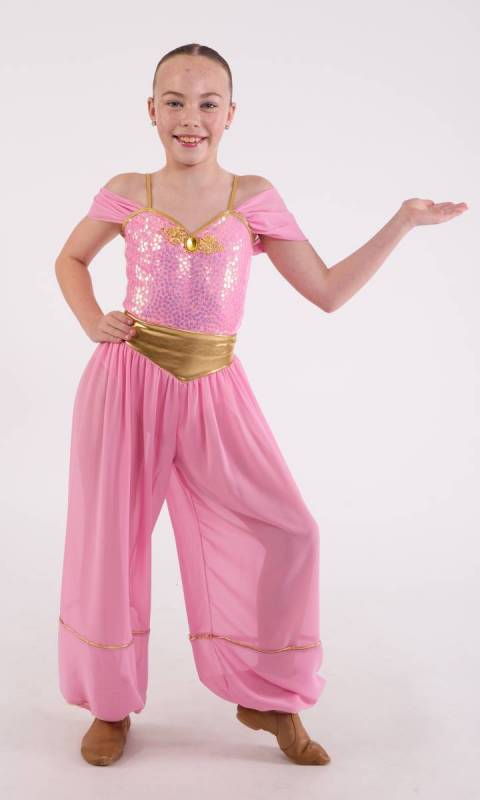JASMINE - Arabian + Gold Tiara Dance Costume