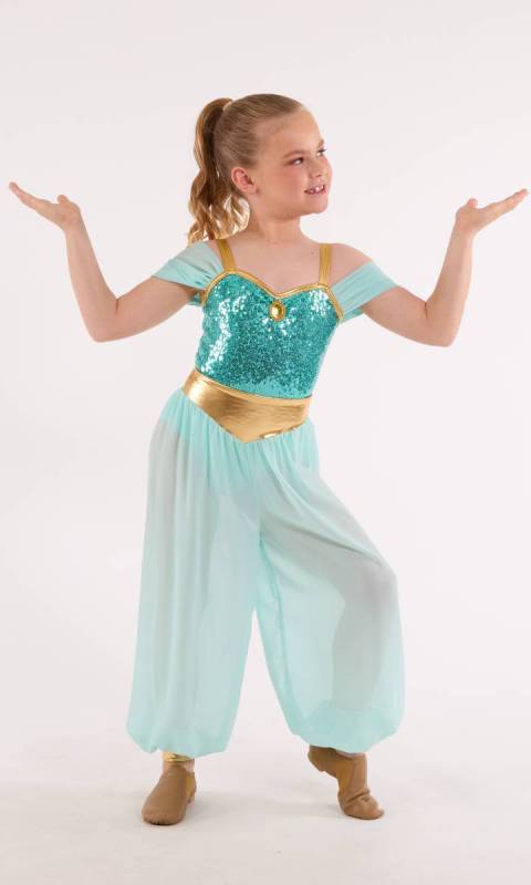 JASMINE - Arabian - gold tiara Dance Costume