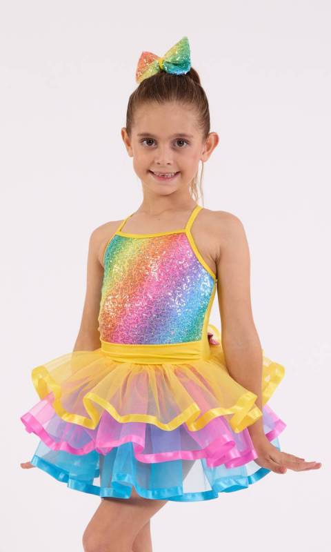 RAINBOW RIBBONS + hair bow  - Rainbow colours 