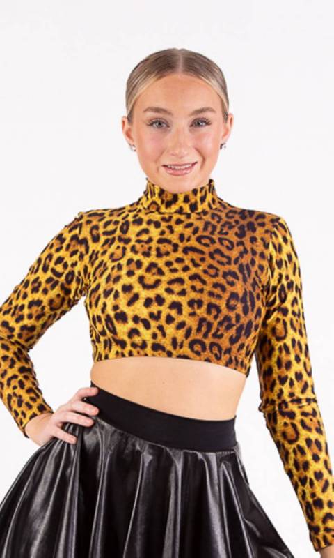 EMPOWER CROP - Spandex Prints  Dance Costume