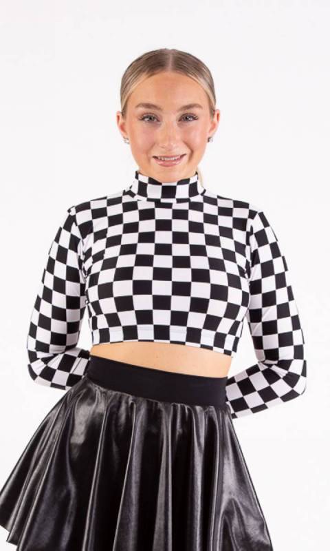 EMPOWER CROP - Spandex Prints  Dance Costume