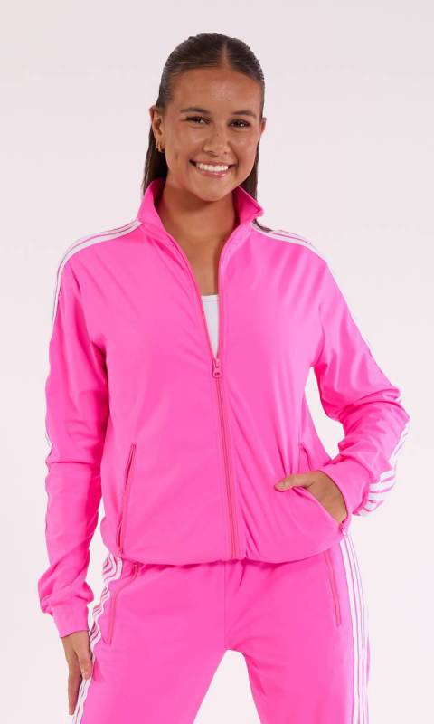 SHOCKING PINK + WHITE
