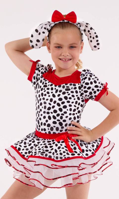 101 Dalmatians + Headband Dance Costume