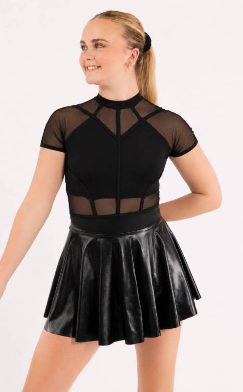 FORM LEOTARD + Scrunchie - BLACK