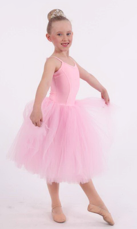 ROMANTIC TUTU - PINK LYCRA AND PINK TULLE