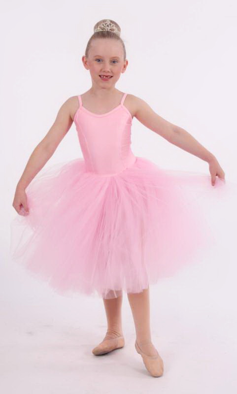 ROMANTIC TUTU - PINK LYCRA AND PINK TULLE