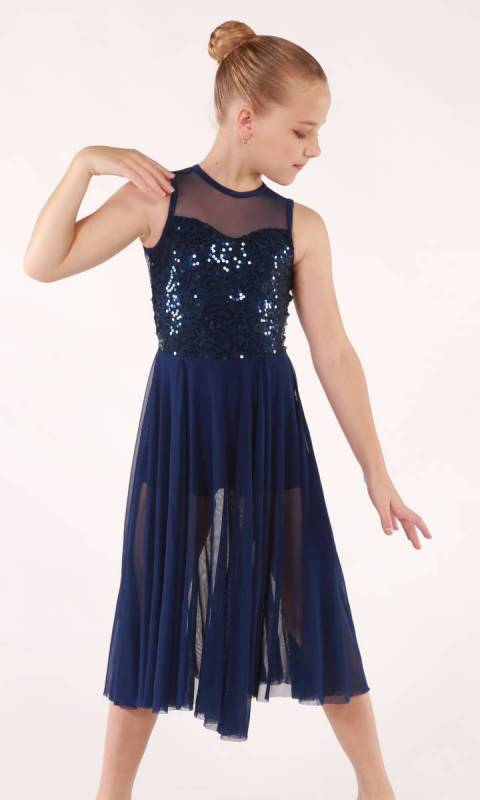 BETTER DAYS - Navy Blue Sequin Lace