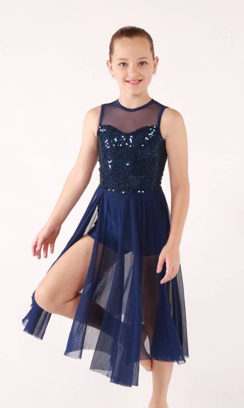 BETTER DAYS - Navy Blue Sequin Lace