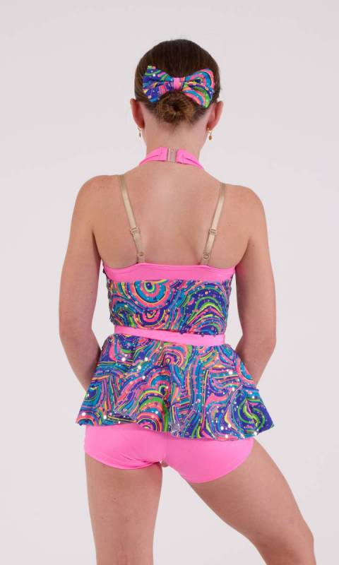 Psycedelic print and neon pink