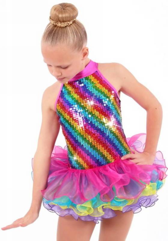 RAINBOW COLOURS  Dance Costume