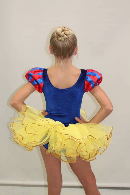 SNOW WHITE TUTU  - Yellow blue and red 