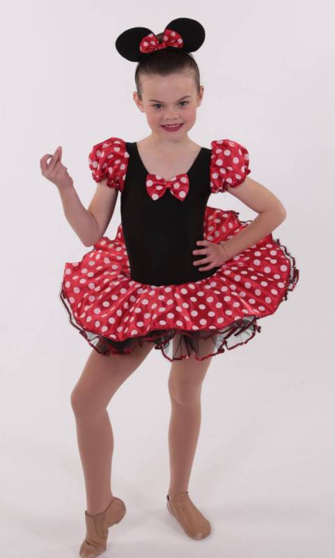 Minnie + ears Dance Costume