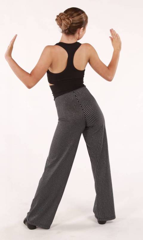 BELUGIA FOSSE PANTS - KCDC - Black/Silver Belugia Stripe + Black Nylon Lycra 