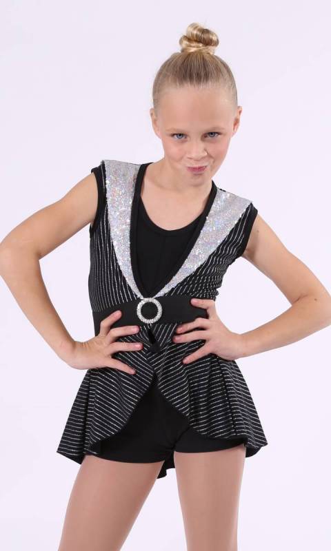 DESTINY JACKET -  BELUGIA STRIPE Dance Costume