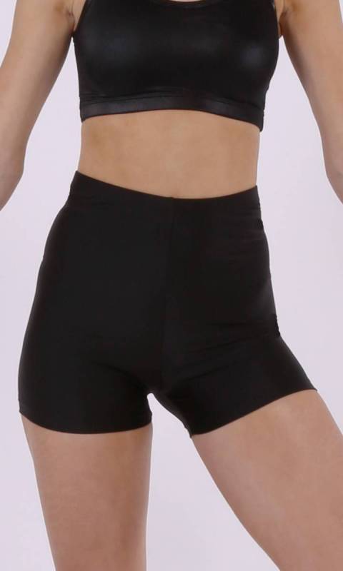 HI WAIST NYLON - KCDC  - BLACK