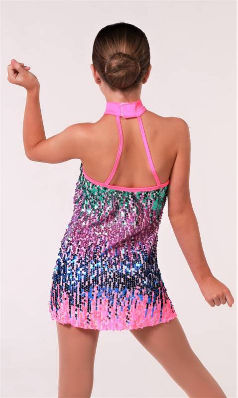 FRUITY POP  - Pink Green Purple sequin