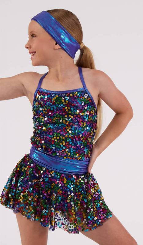MULTI SEQUIN + PURPLE/AQUA FOG