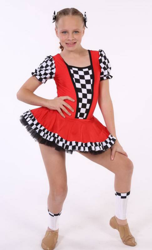 CARS + Hair accessory and spats Dance Costume