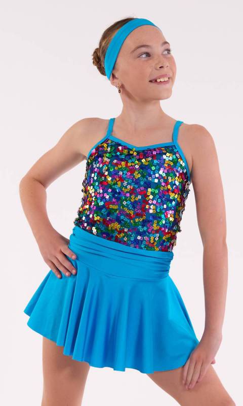 Electric Blue & Black Multi