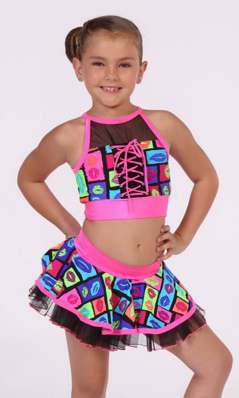 LACE UP POPSTAR + hair accessory Dance Costume