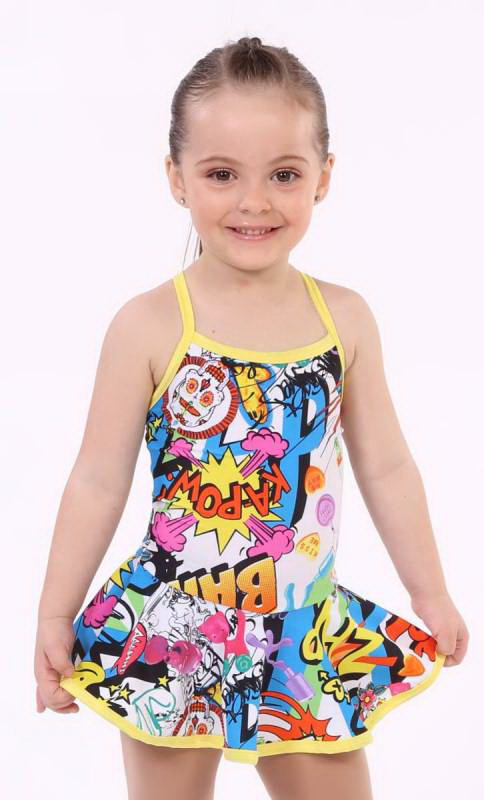 SKATER DRESS - PRINTS  - BAM BOW PRINT