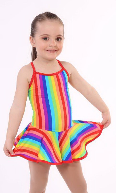 SKATER DRESS - spandex prints Dance Costume