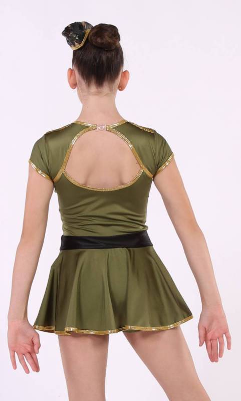 Khaki + Camo Sequin + Black + Gold