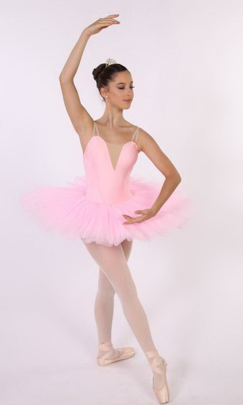 PANCAKE TUTU -  UNDECORATED  - Pastel Pink