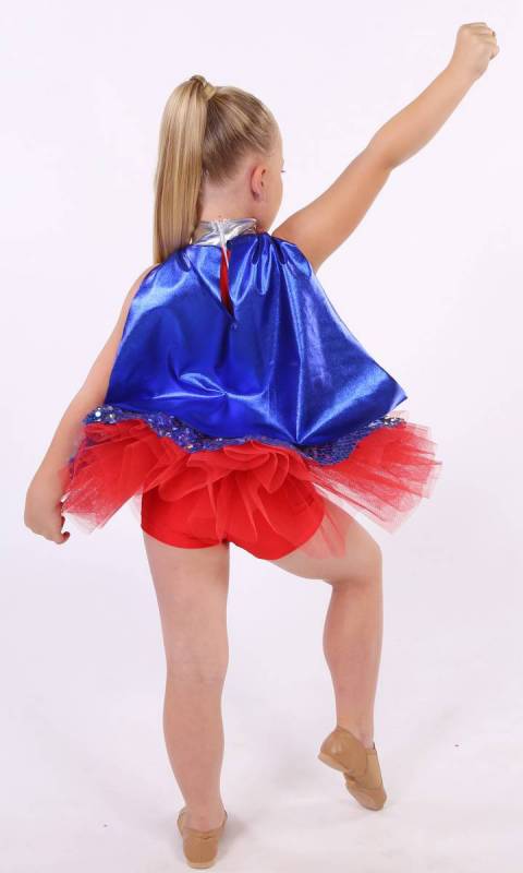 Red Blue with silver