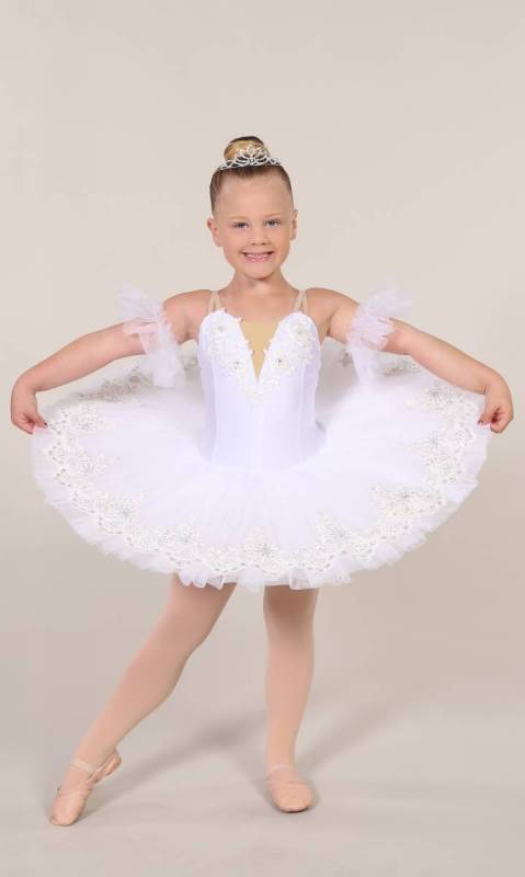 ANNA - PANCAKE tutu + armbands Dance Costume
