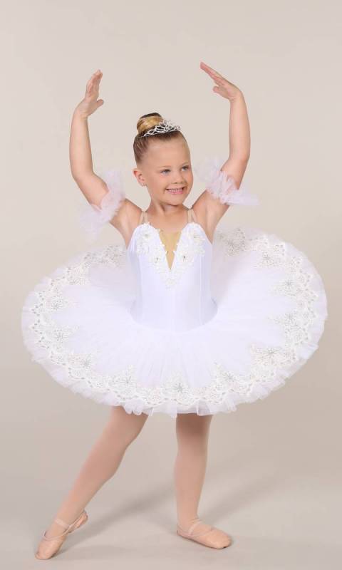 ANNA - PANCAKE tutu  - White 