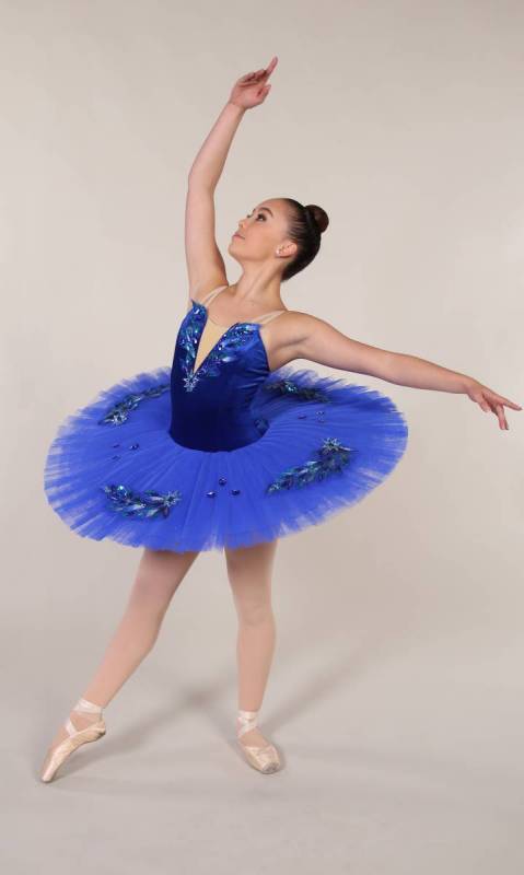 NATALIA - PANCAKE TUTU  - ROYAL BLUE 