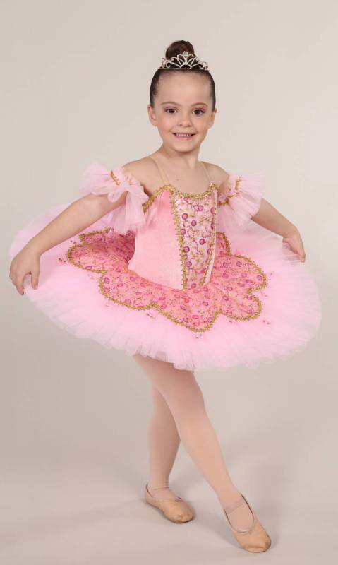 SLEEPING BEAUTY - PANCAKE TUTU + Arm Puffs Dance Costume