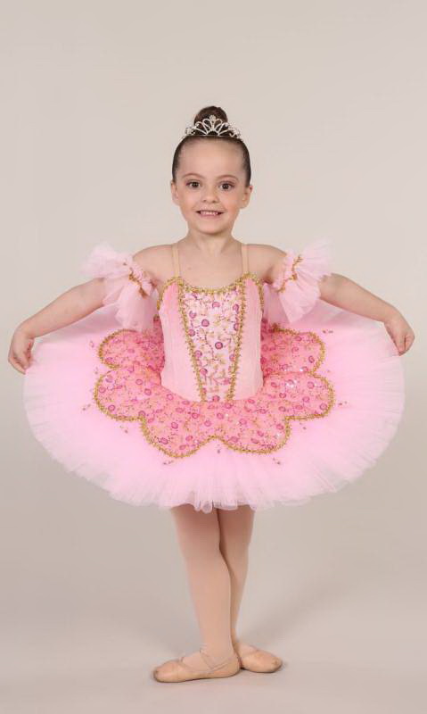 SLEEPING BEAUTY - PANCAKE TUTU + arm puffs Dance Costume