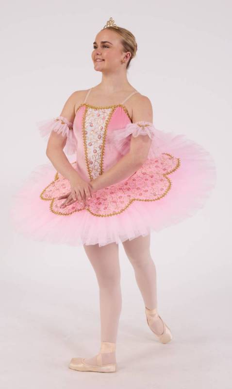 SLEEPING BEAUTY - PANCAKE TUTU + Arm Puffs Dance Costume
