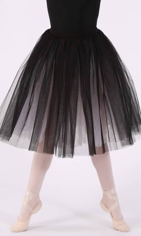 Romantic tutu skirt  - BLACK AND WHITE
