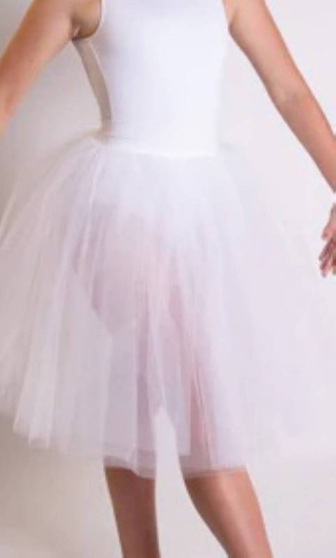 Romantic tutu skirt  - WHITE