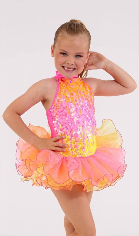 Orange Pink and Yellow 876