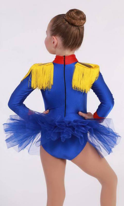 Royal Blue,  White and yellow 473
