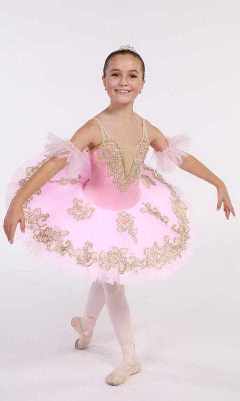 AURIELLA - PANCAKE TUTU + Armpuffs Dance Costume