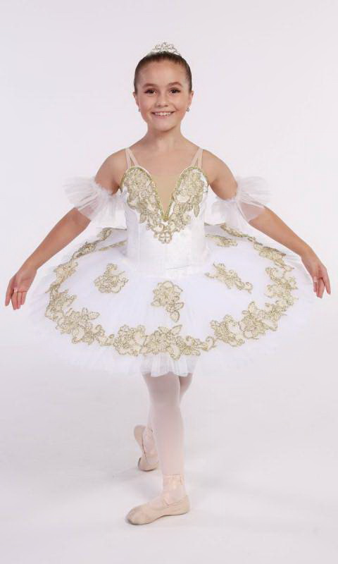 AURIELLA - PANCAKE TUTU  - White