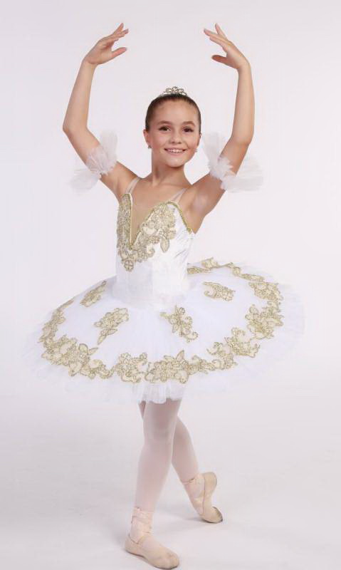 AURIELLA - PANCAKE TUTU  - White