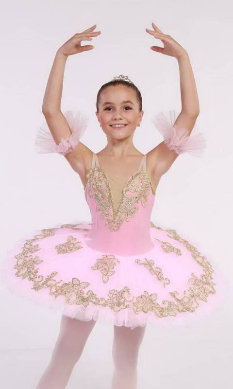 AURIELLA - PANCAKE TUTU + Armpuffs Dance Costume