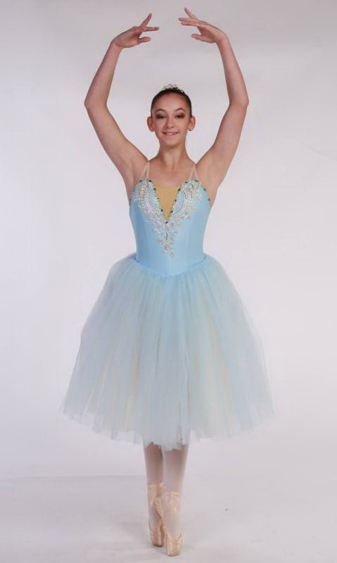 Meegan - romantic tutu  - Soft Blue