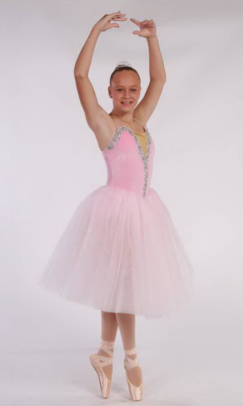 GABRIELLE -Romantic Tutu + Armbands Dance Costume