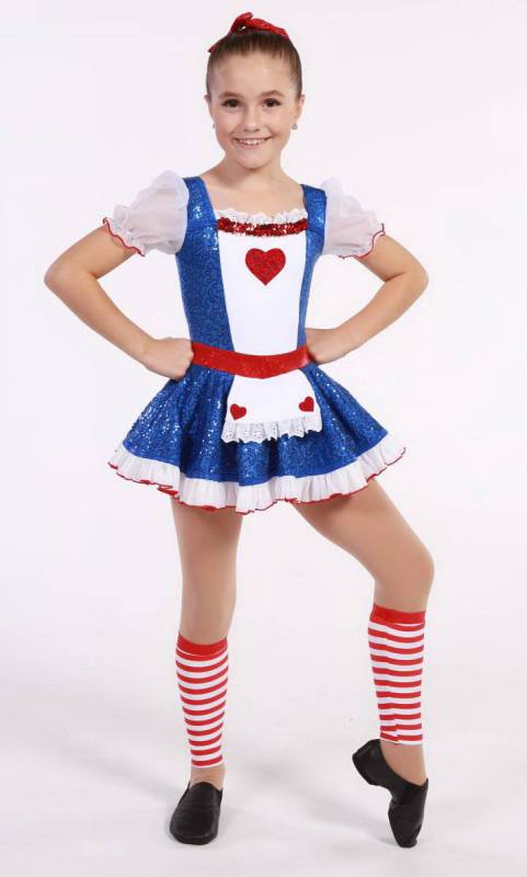 RAG DOLL Anne  - Royal Blue and White 